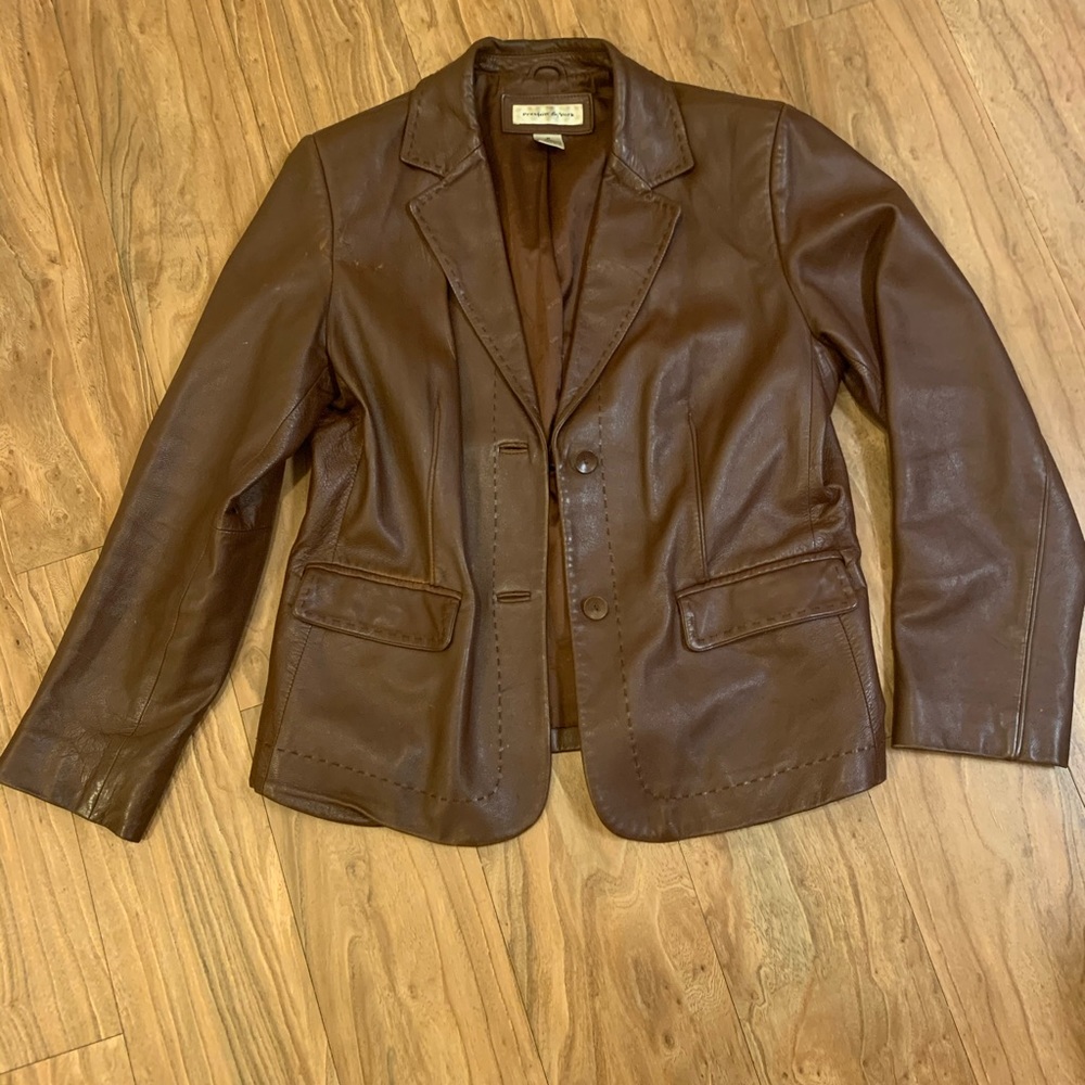 Leather Blazer